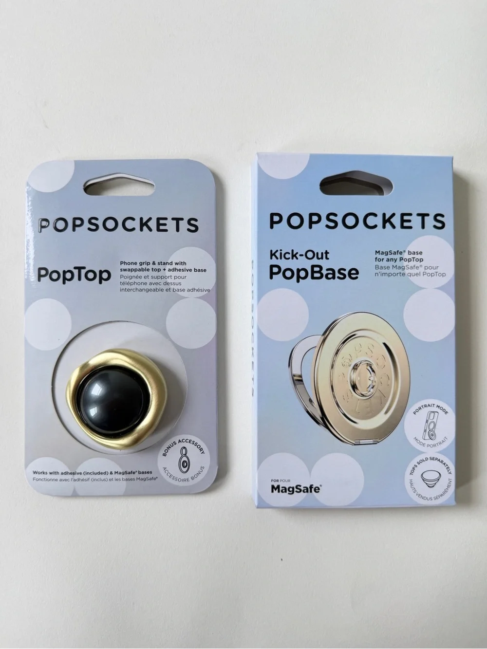 NEW IN BOX PopSockets MagSafe PopBase + PopTop Combo
